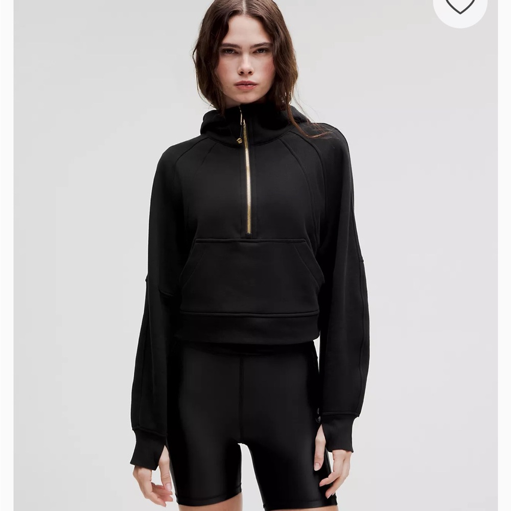 Scuba Oversized Half-Zip Hoodie